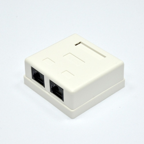Розетка зовнішня 2хUTP, кат. 6, RJ45, EPNew