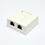 Розетка зовнішня 2хSTP, кат. 6, RJ45, EPNew