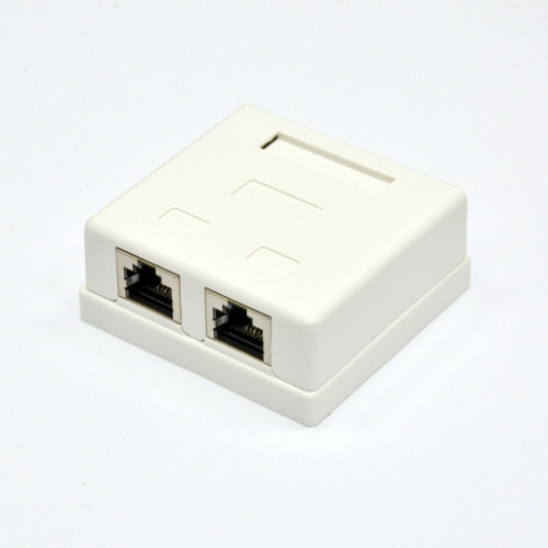 Розетка зовнішня 2хSTP, кат. 6, RJ45, EPNew