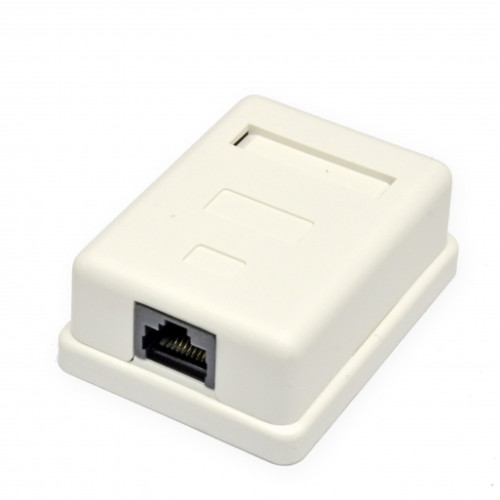 Розетка зовнішня 1хUTP, кат.6, RJ45, EPNew.