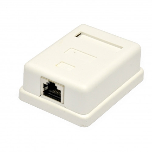 Розетка зовнішня 1хSTP, кат.6, RJ45, EPNew.