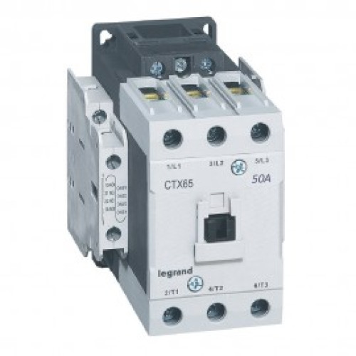 3-полюсный контактор, CTX³ 65, торцевые зажимы, 50 A, 415 В~, 2 H.0. + 2 H.3.