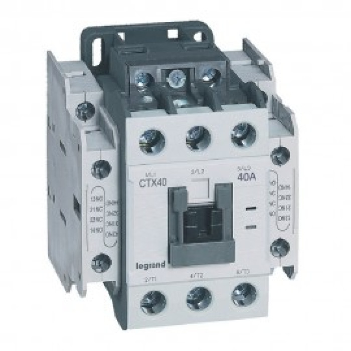 Контактор CTX³ 40 3P 40A (AC-3) 2но2нз ~110В Контактор CTX³ 40 3P 40A (AC-3) 2но2нз ~110В
