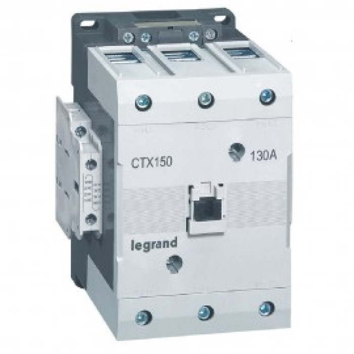 3-полюсный контактор, CTX³ 130, торцевые зажимы, 130 A, 400-440 В~, 2 H.0. + 2 H.3.