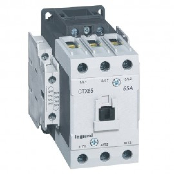 Контактор CTX³ 65 3P 65A (AC-3) 2но2нз ~110В Контактор CTX³ 65 3P 65A (AC-3) 2но2нз ~110В