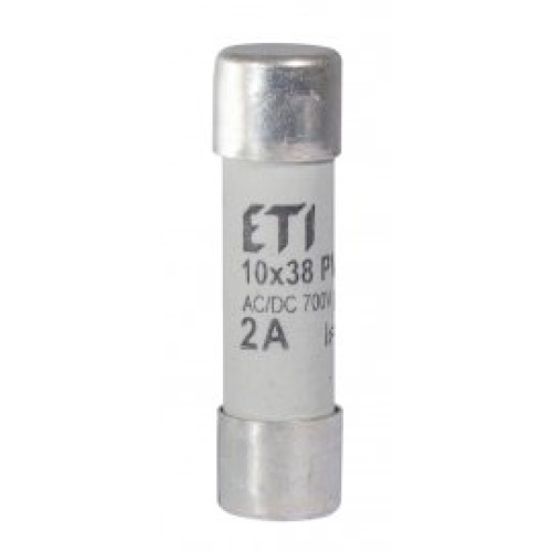Предохранитель CH 10x38 gR-PV 2A 700V (30kA) Предохранитель CH 10x38 gR-PV 2A 700V (30kA)