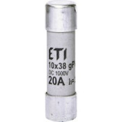 Предохранитель CH 10x38 gPV 20A 1000V (30kA) Предохранитель CH 10x38 gPV 20A 1000V (30kA)