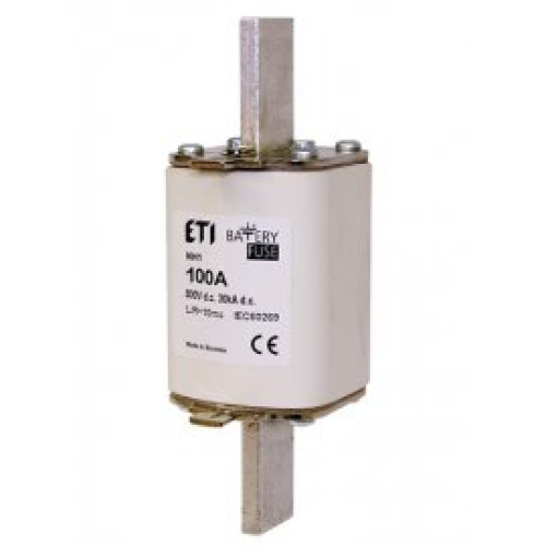 Предохранитель NH-1 Battery 100A 800V DC Предохранитель NH-1 Battery 100A 800V DC