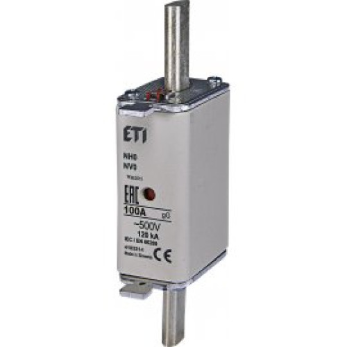 Предохранитель NH 0/gG 100A 500V KOMBI