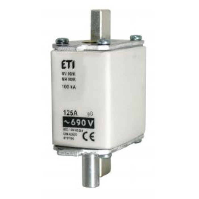Предохранитель с ударной иглой NH-00_K/gG 63 A KOMBI 690V
