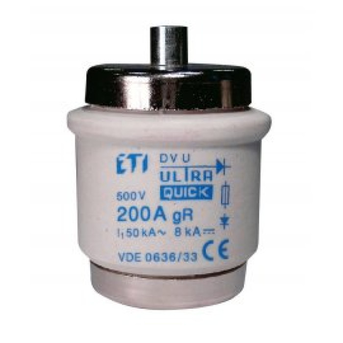 Предохранитель DVUQ200A/500V gR (50 kA)