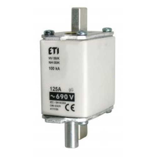 Предохранитель с ударной иглой NH-00_K/gG 125 A KOMBI 690V
