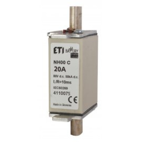 Предохранитель NH-000 Battery 20A 80V DC