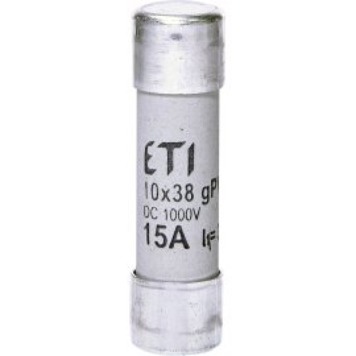 Предохранитель CH 10x38 gPV 15A 1000V (30kA)