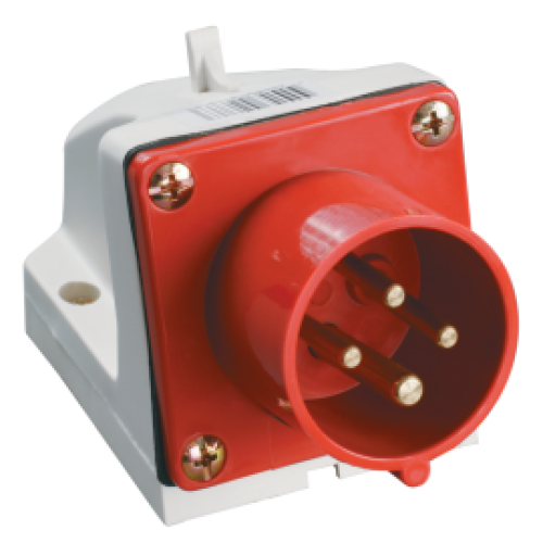 Вилка 524 стац.3Р + РЕ 32А 380В IP44, IEK