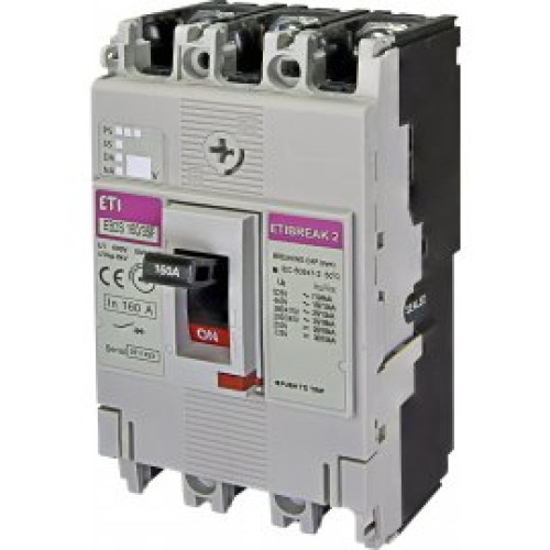 Автоматический выключатель EB2S 160/3SF 160A 3P (25kA фикс.настр.)