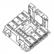 Основание, подключение спереди, DPX³ 1600, 3П