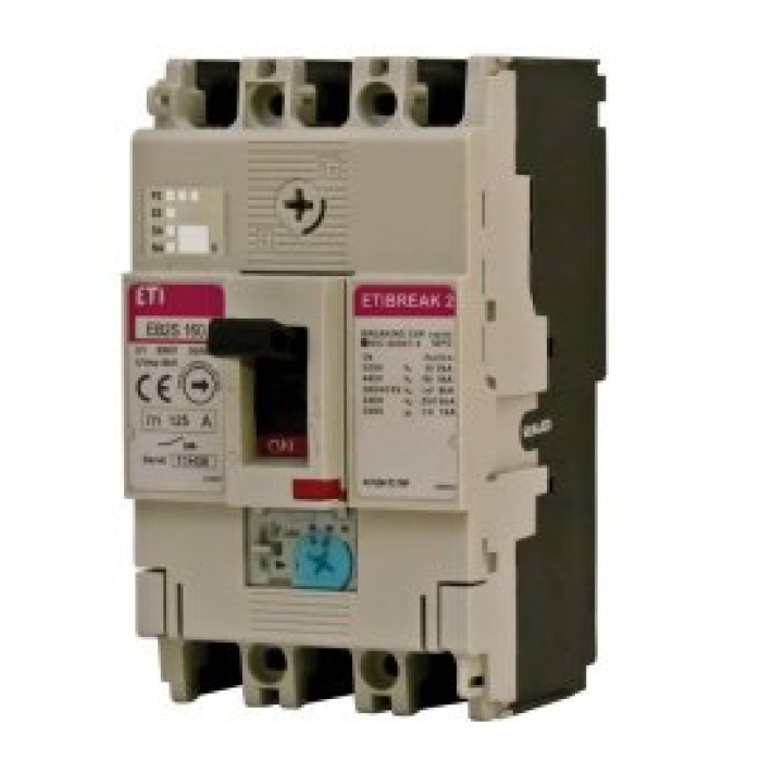Автоматический выключатель EB2S 160/3SA 125A (25kA, (0.63-1)In/фикс.) 3P