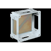 ALUCASE BOX IN MARINE GRADE ALUMINIUM 185X252X95 WITH WINDOWS F4/F3/F4/F3 IP66