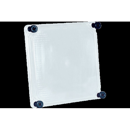 TAIS TRANSPARENT COVER IN THERMOSETTING (GRP), LOW, HEIGHT 25 FOR BOX 370X500X115 IP67