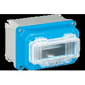 ШАФА TAISBOX З ПРОЗОРИМ ВІКНОМ 185X125X125 6,5 МОДУЛІВ IP67