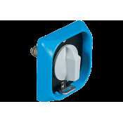 CAM GREY LOCKABLE HANDLE WITH DOORLOCK FOR CABINETS WITH BLUE THERMOPLASTIC FLANGE FOR SELECTOR SWITCHES 16/25A
