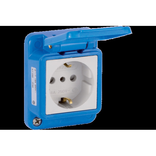 TAIS MIGNON РОЗЕТКА 2P+E 10/16A 250V НА ПАНЕЛЬ