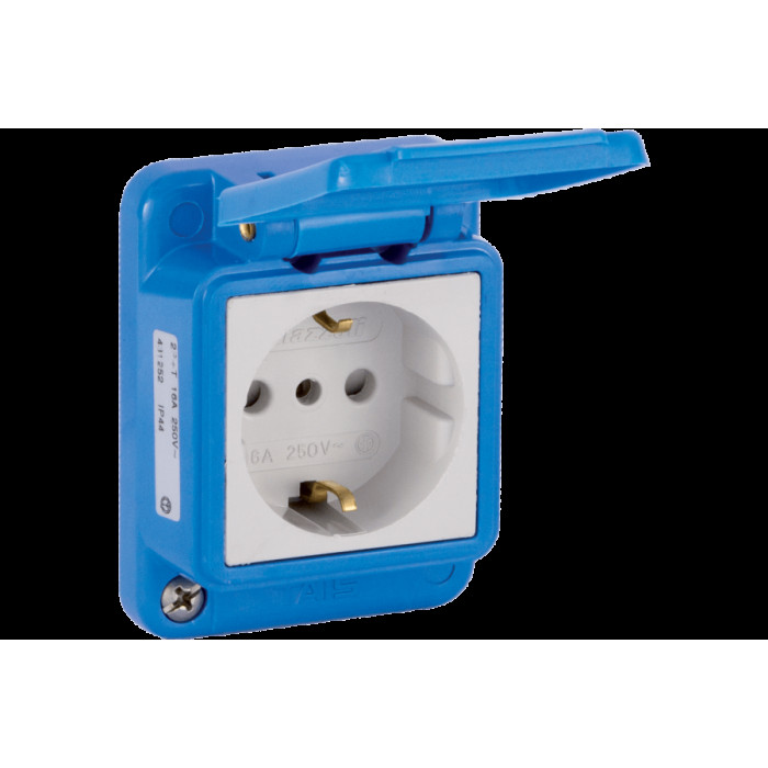 TAIS MIGNON РОЗЕТКА 2P+E 10/16A 250V НА ПАНЕЛЬ