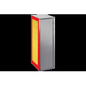 B-SMART STAINLESS STEEL AISI 316L FIREPROOF BOLLARD WITH SLEEVE AND NOZZLE IP56