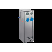 B-SMART STAINLESS STEEL AISI 316L BOLLARD FOR MOOURING WITH 4 INTERLOCKED SOCKETS+4TAPS
