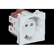 PT60 MODULAR SOCKET UNEL/COMPLEMENTARY 2P+E 10/16A SIDE EARTH/CENTRAL 2 MODULES