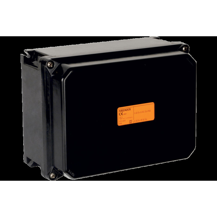 КОРПУС TAIS-EX З ТЕРМОСТІЙКОГО СКЛОПЛАСТИКУ 125X185 1SOCKET 16/32A M32
