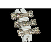 CONTACT CERAMIC TERMINAL BLOCK WITH FLAT TERMINALS 4X40MM2
