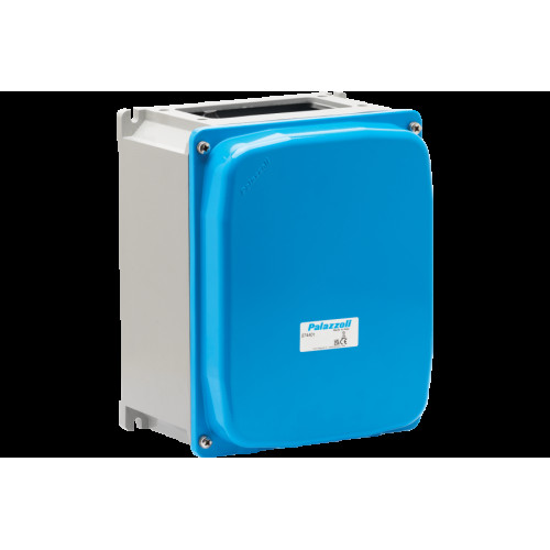ALUPRES ALUMINUM ENCLOSURE WITH BLIND COVER 250X315X261 WITH FRAMES 1XF4 1XF5