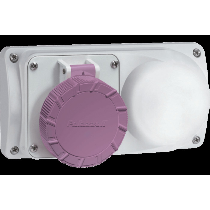 PRIMA РОЗЕТКА З ТРАНСФОРМАТОРОМ 2P 16A 150VA 220/24V IP55