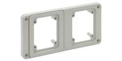 Фланець для монтажу2 розеток або кришок topTER в розподільчому щиті PRIMA IP55
