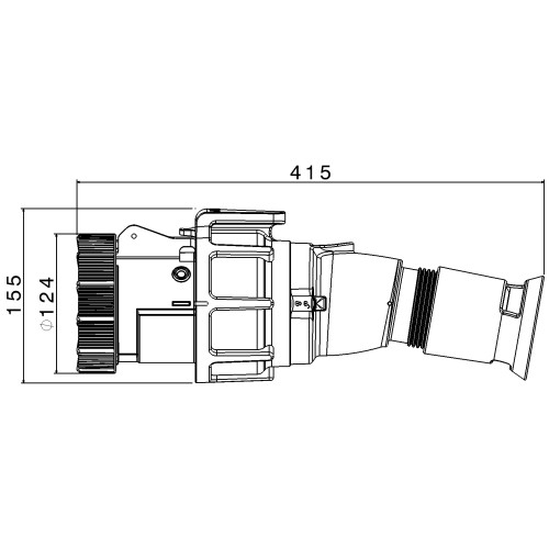 РОТОР - РОТОРНА МУФТА 125A 3P+E 400V 6H IP66/67/69