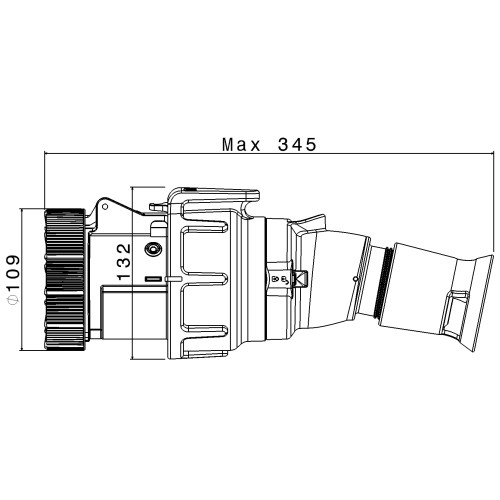 РОТОРНИЙ РОЗ'ЄМ 63A 2P+E 110V 4H IP66/67/69
