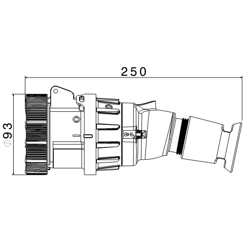 РОТОР РОТОРНИЙ З'ЄДНУВАЧ 32A 2P+E 110V 4H IP66/67/69