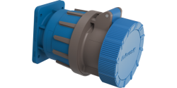 Прямі панельні розетки з поворотним перемикачем 50-60 Гц IP66/IP67/IP69