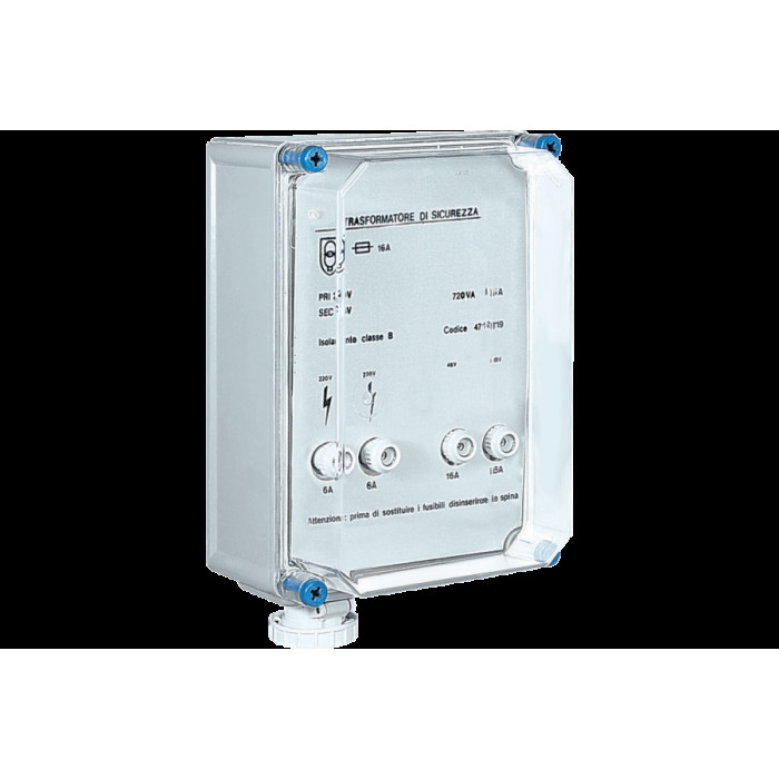 TAIS SOCKET WITH SAFETY TRANSFORMER 2P 32A 220/48V 720VA