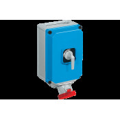 TAIS SWITCHED SOCKET IN THERMOSETTING (GRP) WITH ELECTRICAL INTERLOCK + MCCB + RCD 125A 3P+N+E 400V 6H IP67 TAIS SWITCHED SOCKET IN THERMOSETTING (GRP) WITH ELECTRICAL INTERLOCK + MCCB + RCD 125A 3P+N+E 400V 6H IP67