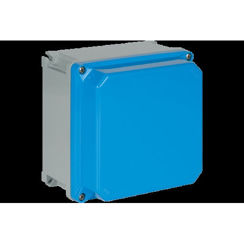 TAISBOX ENCLOSURE IN THERMOSETTING GRP WITH BLIND COVER 380X185X125