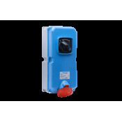 TAIS INTERLOCKED SOCKET IN THERMOSETTING GRP 3P+N+E 125A 230V 9H