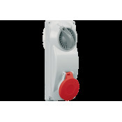 TOPTER SWITCHED SOCKET WITH MECHANICAL INTERLOCK 32A 3P+E 380-415V 50-60HZ 6H IP44