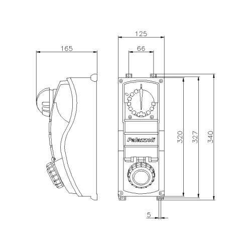 SW SKT (GRP) ТРИМАЧ ЗАПОБІЖНИКА 32A 3P+E 380-415V 6H 50-60HZ IP66/IP67
