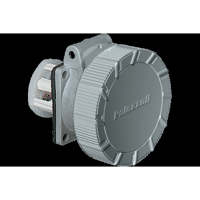 CEE НАДНИЗЬКОВОЛЬТНА РОЗЕТКА НА ПАНЕЛЬ, ПРЯМА, 63A 3P 48V 50-60HZ 1H IP67 CEE НАДНИЗЬКОВОЛЬТНА РОЗЕТКА НА ПАНЕЛЬ, ПРЯМА, 63A 3P 48V 50-60HZ 1H IP67