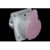 CEE EXTRA-LOW VOLTAGE PANEL MOUNTED SOCKET, 20° ANGLED, 32A 2P 20-25V 50-60HZ IP44 CEE EXTRA-LOW VOLTAGE PANEL MOUNTED SOCKET, 20° ANGLED, 32A 2P 20-25V 50-60HZ IP44