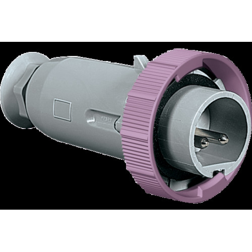 CEE НАДНИЗЬКА НАПРУГА ПРЯМА ВИЛКА 16A 3P 20-25/40-50V 100-200HZ 4H IP67