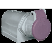 CEE EXTRA-LOW VOLTAGE WALL MOUNTED INLET, 90° ANGLED, 16A 3P 20-25/40-50V 100-200HZ 4H IP44